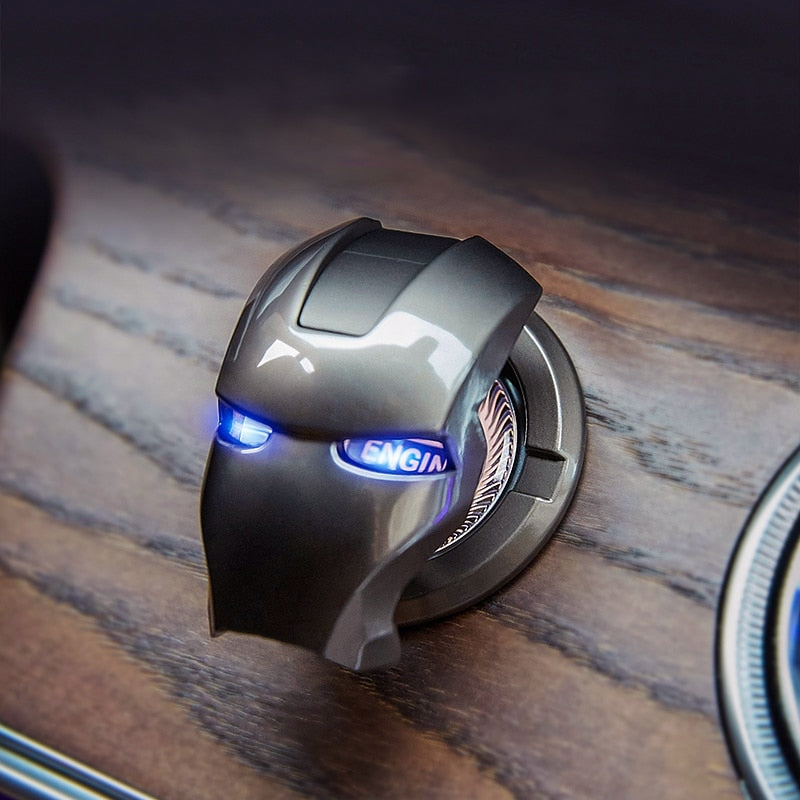 Iron Man Car Interior Engine Ignition Start Stop Button Protective Cover Decoration Sticker Car Interior Accessories - V.I.P Digital Presence