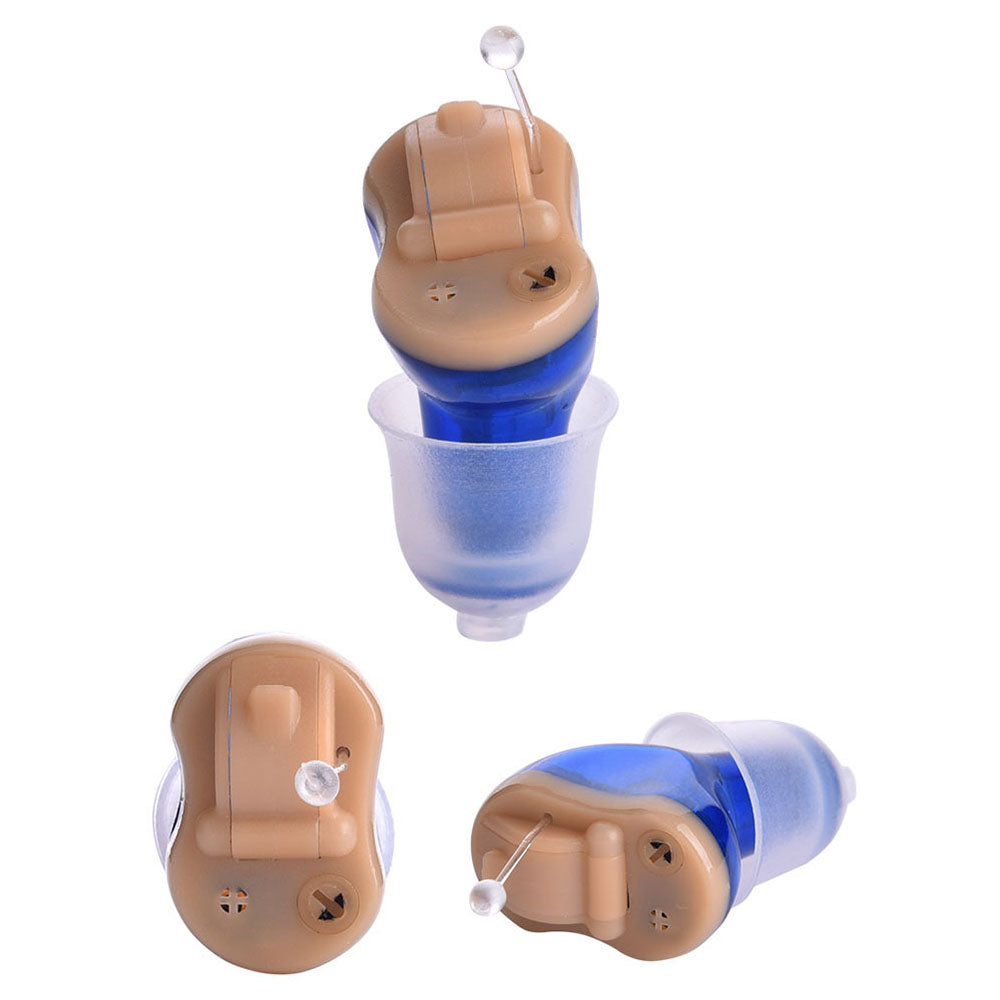 Mini Hearing Aid Adjustable Ear Hearing Assistant Helper Invisible Sound Amplifier Volume for Deaf Elderly Rechargeable - V.I.P Digital Presence