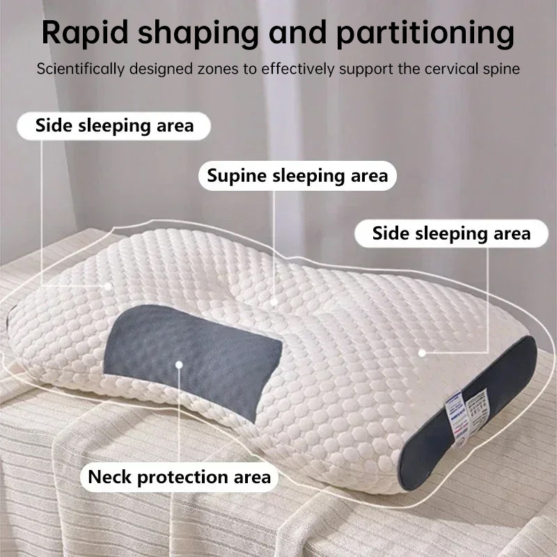 2025 New SPA Sleep Pillow: Sleep aid, neck support, orthopedic, soybean fiber massage, for home - V.I.P Digital Presence