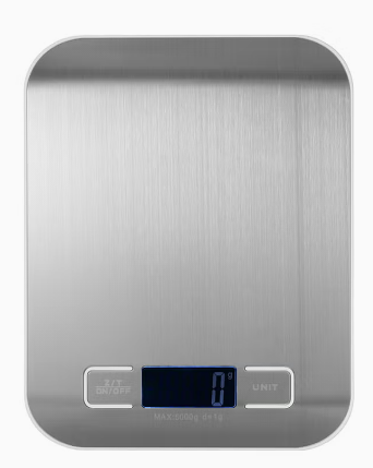 Electric Kitchen Scale Silver - V.I.P Digital Presence