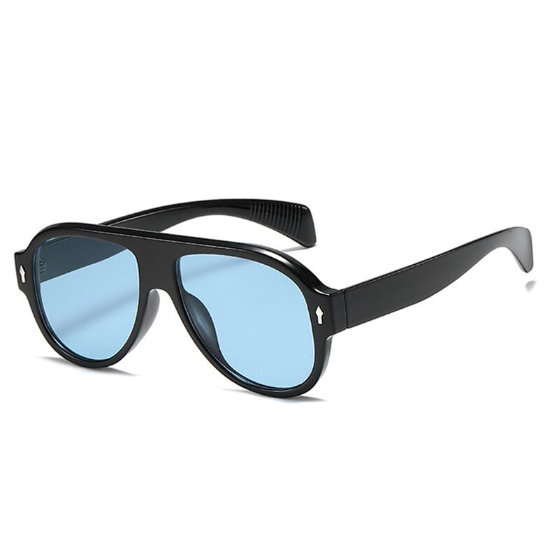 Retro Punk Men Pilot Sunglasses Fashion Rivets Decoration Gradient Eyewear Shades UV400 Women Trending Purple Sun Glasses - V.I.P Digital Presence