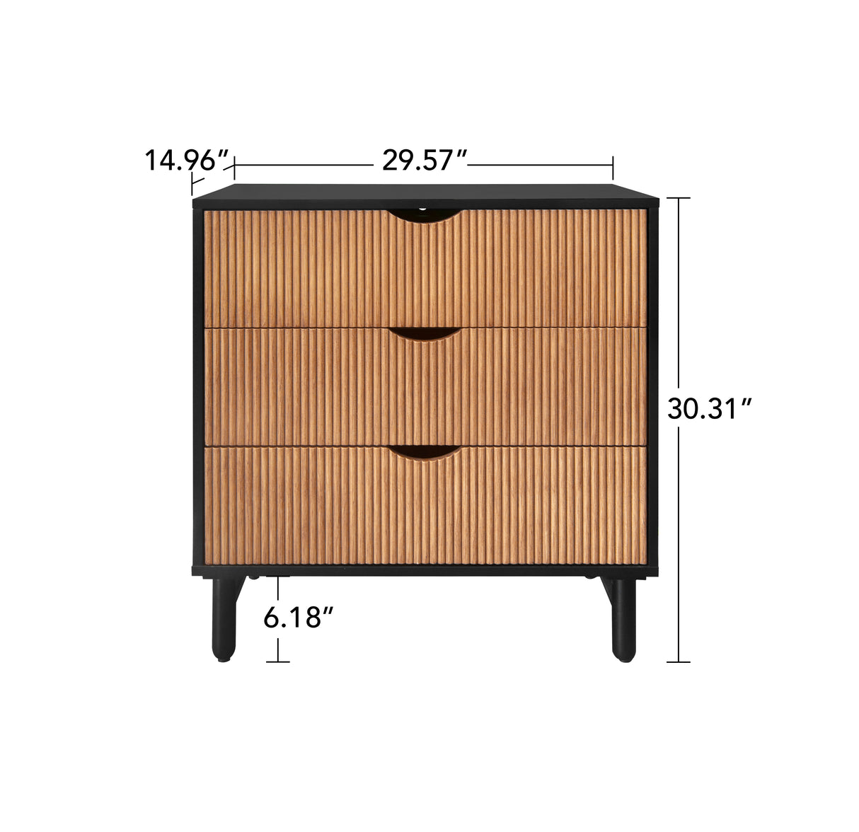 3 Drawer Cabinet, Suitable for Bedroom, Living Room, Study, Dining Room - V.I.P Digital Presence