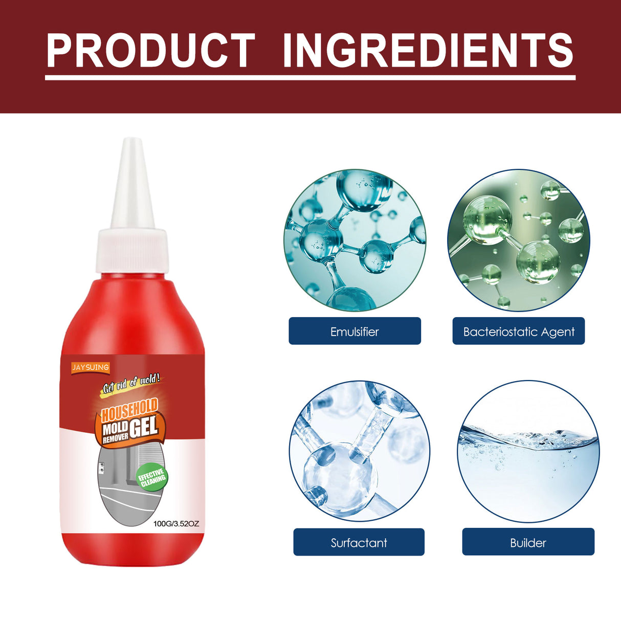 Mildew Remover Gel, Powerful Mildew Remover For Household Bathroom Wall Tile Floor Stain Cleaner - V.I.P Digital Presence