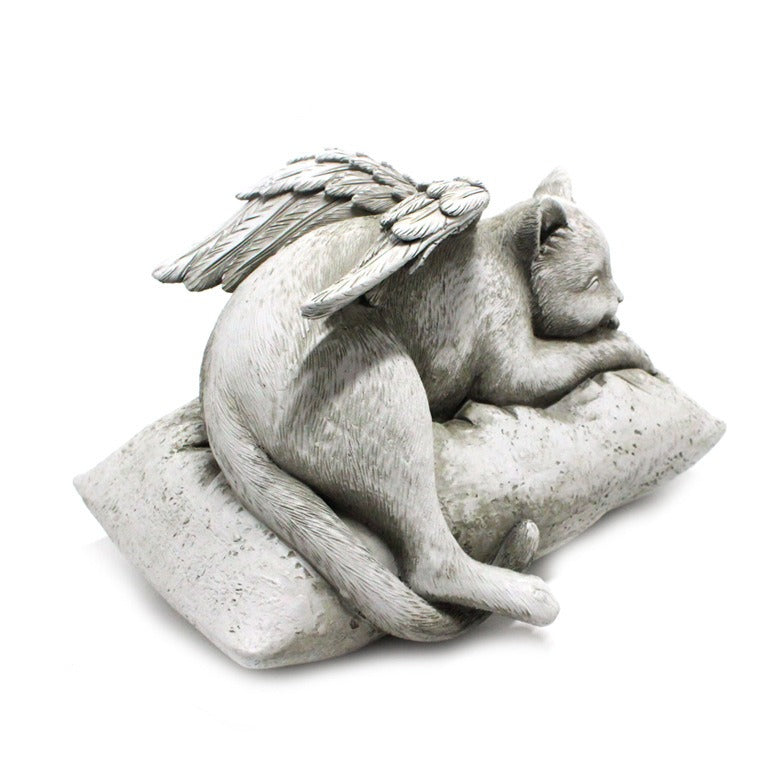 Angel cat and dog ornaments resin pet tombstone commemorative stone garden animal statue - V.I.P Digital Presence