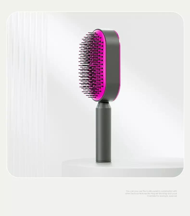 Upgraded Press Type Cleaning Design Air Cushion Comb For Women's Long Hair Air Bag Massage Comb Household Comb - V.I.P Digital Presence