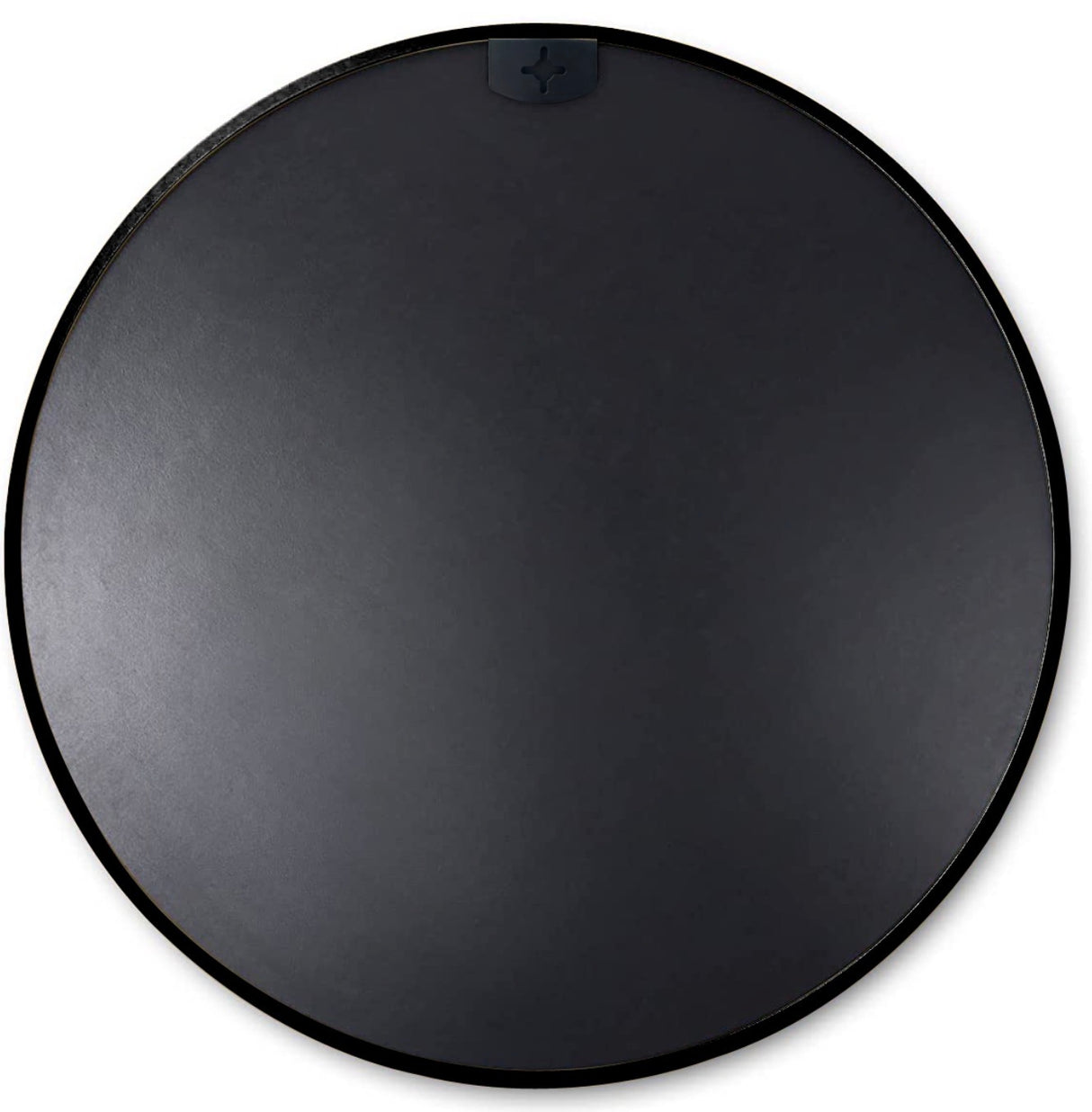 Black 30 Inch Metal Round Bathroom Mirror - V.I.P Digital Presence