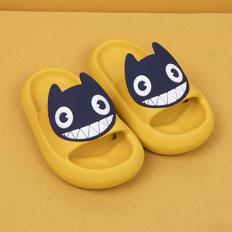 Big-Eyed Black Cat Cartoon Sandals One-Piece Soft Bottom Soft Face Parent-Child Amazon Baby Children's Slippers - V.I.P Digital Presence