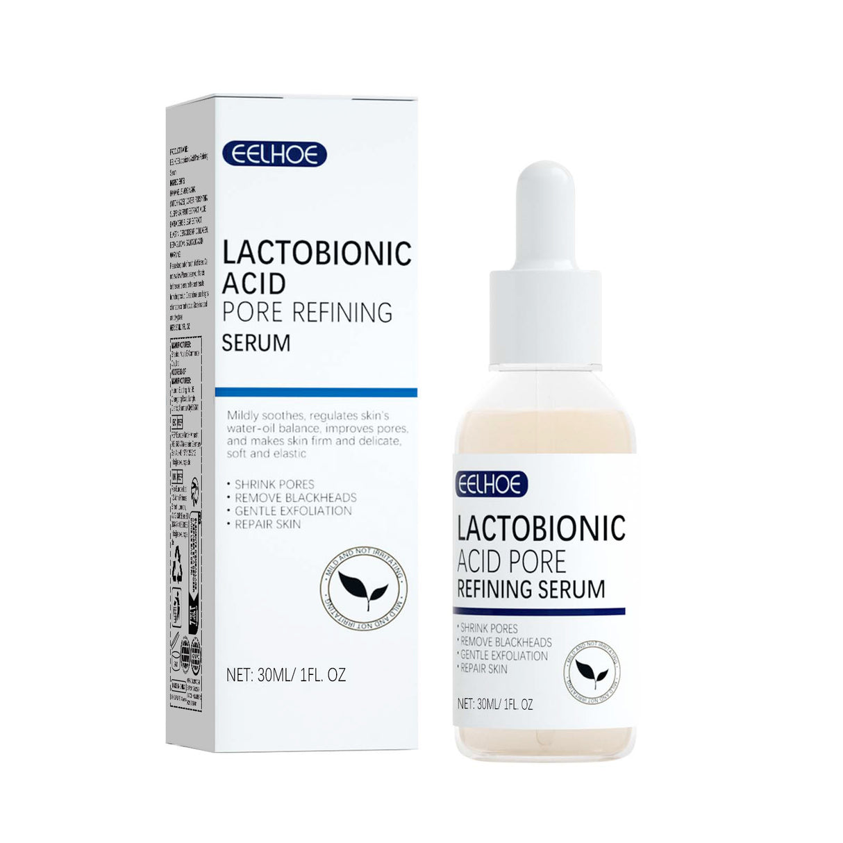 Lactosyl Acid Pore Narrowing Essence Skin Elastic Delicate Cleansing Blackhead Skin Care Essence - V.I.P Digital Presence