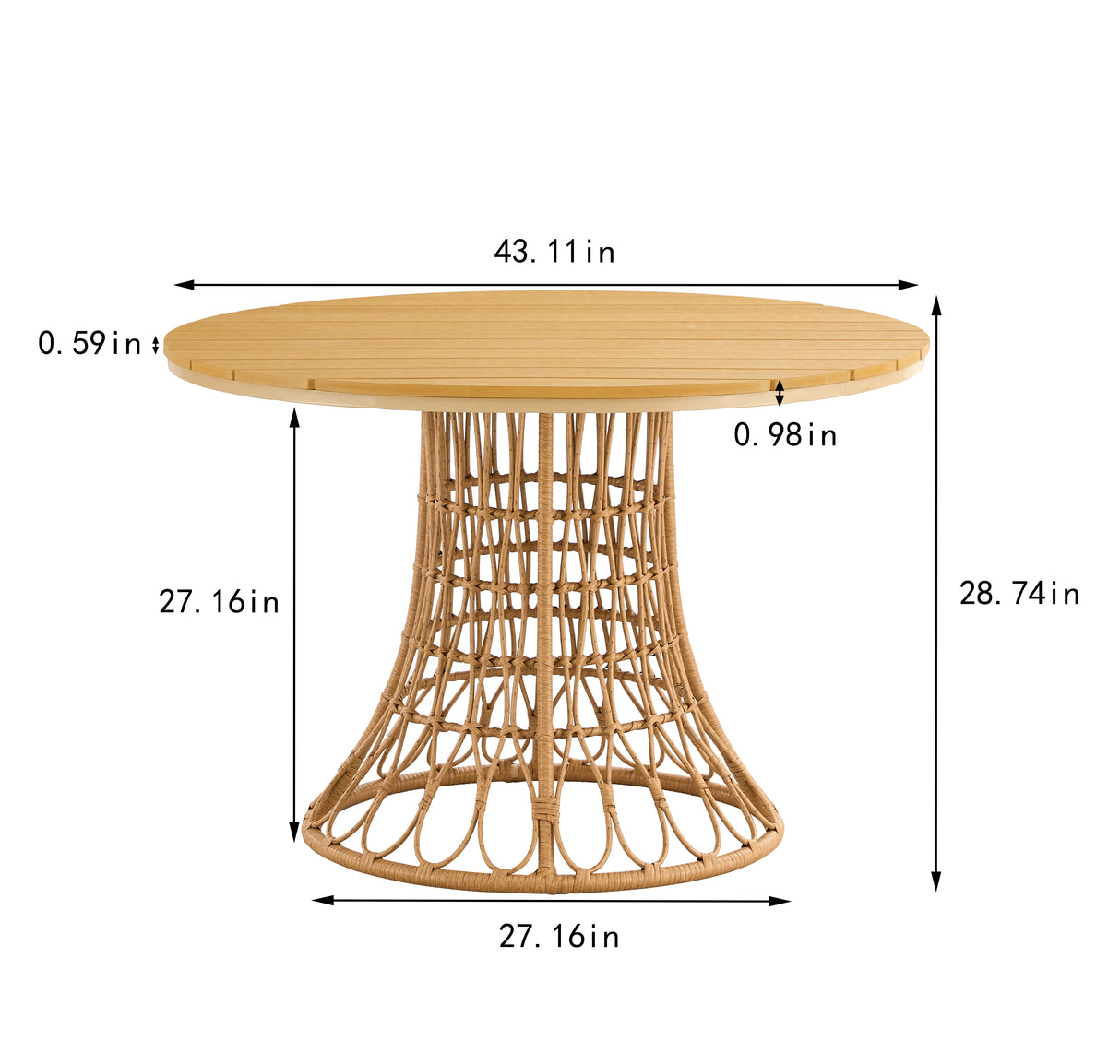 Outdoor dining simple bamboo chair table - V.I.P Digital Presence