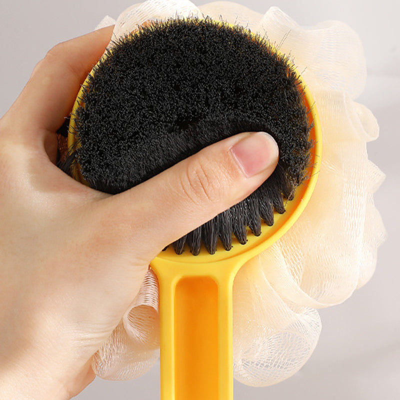 Japanese Style Bath Artifact Bath Towel Bath Brush Back Without Begging Long Handle Adult Soft Hair Bath Rub Back Brush - V.I.P Digital Presence