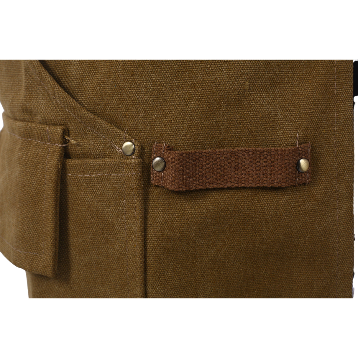 Long heavy-duty canvas tool apron, carpenter apron, carpenter 16 ounces, fully adjustable, no need for waxing - V.I.P Digital Presence