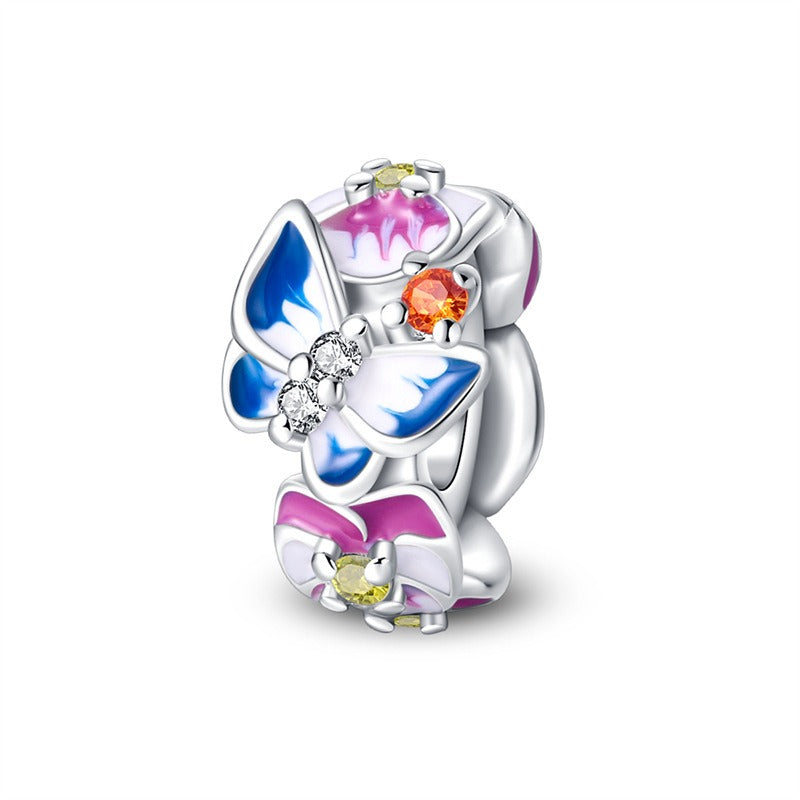 Butterfly flower thread safety bead fixing clip buckle string decoration - V.I.P Digital Presence