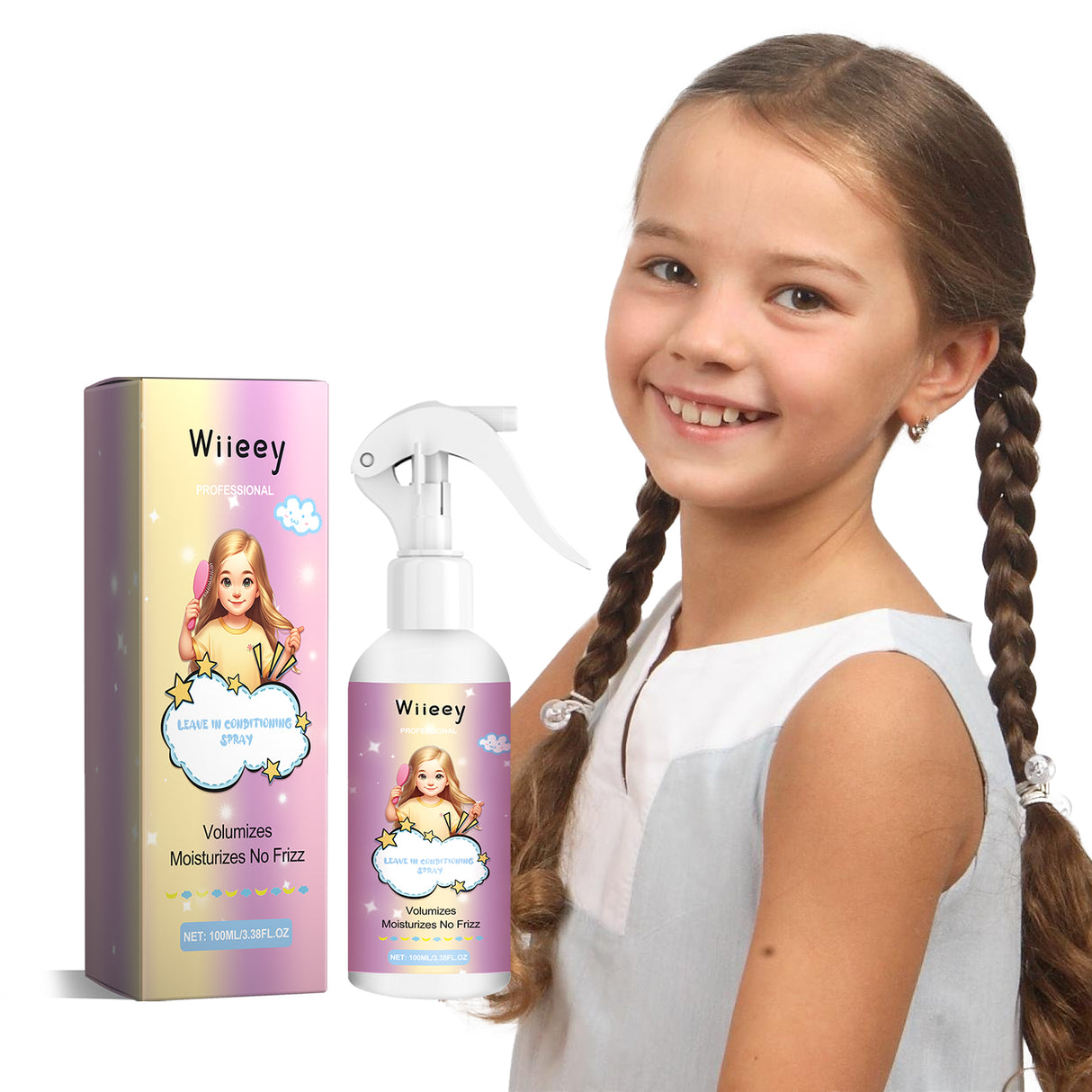 Leave in Conditioning Spray, Hairspray Long-Lasting Moisturizing Styling Long-Lasting Fragrance Styling Spray - V.I.P Digital Presence