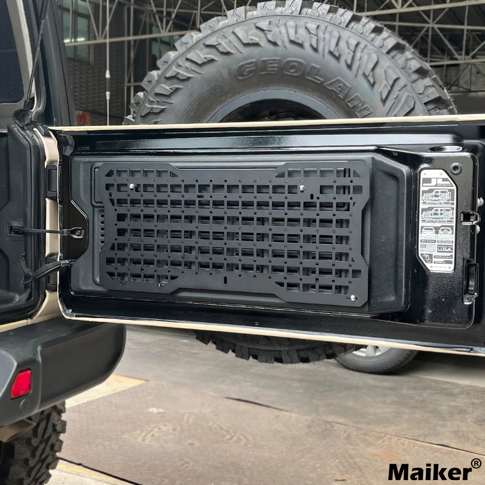 JK&JL Tailgate Tactical Panel for Wrangler Tailgate Tool Kit/JL Organizer Racks Compatible with Jeep Wrangler 2007-2022 JK JKU & - V.I.P Digital Presence