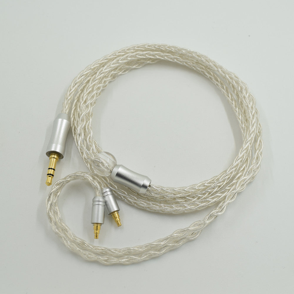 IE40PRO 8-core single crystal copper silver plated upgrade cable replacement cable headphone audio cable - V.I.P Digital Presence