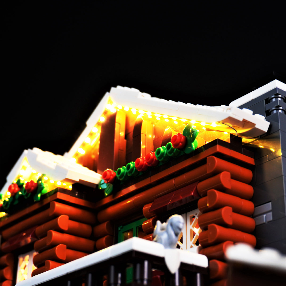 DIY lighting compatible with LEGO 10325 winter snow mountain cabin building blocks with remote control LED lighting - V.I.P Digital Presence