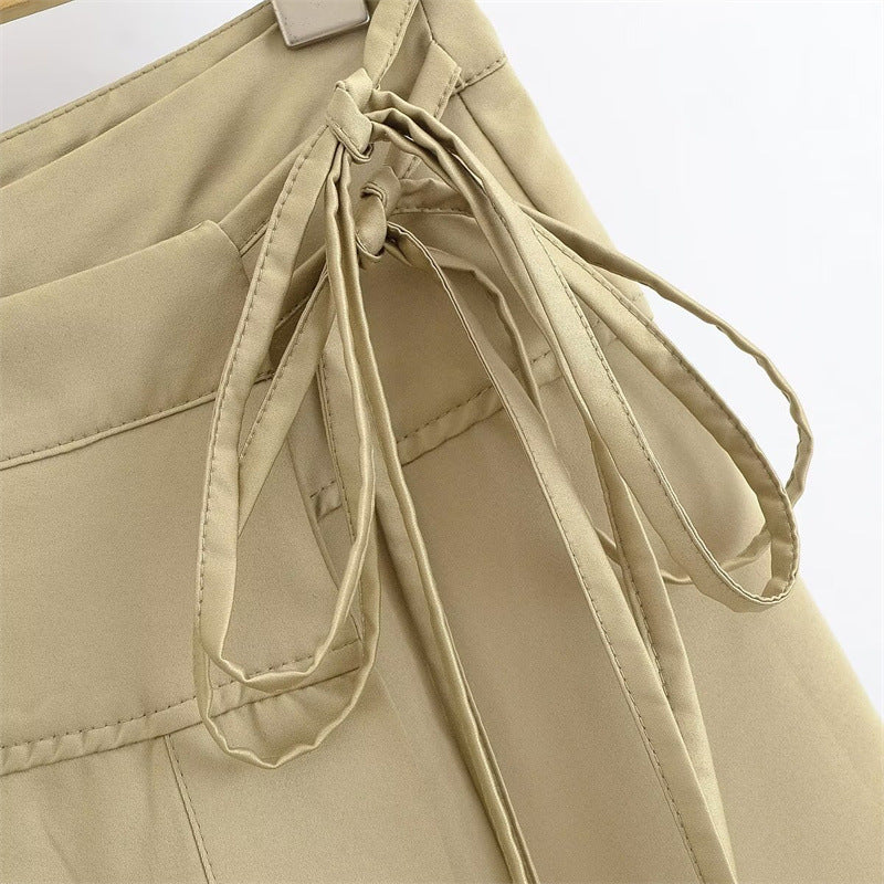 Summer New Style Women's Fashionable Elegant Wrap Skirt with Mid-Waist and Midi Length - V.I.P Digital Presence