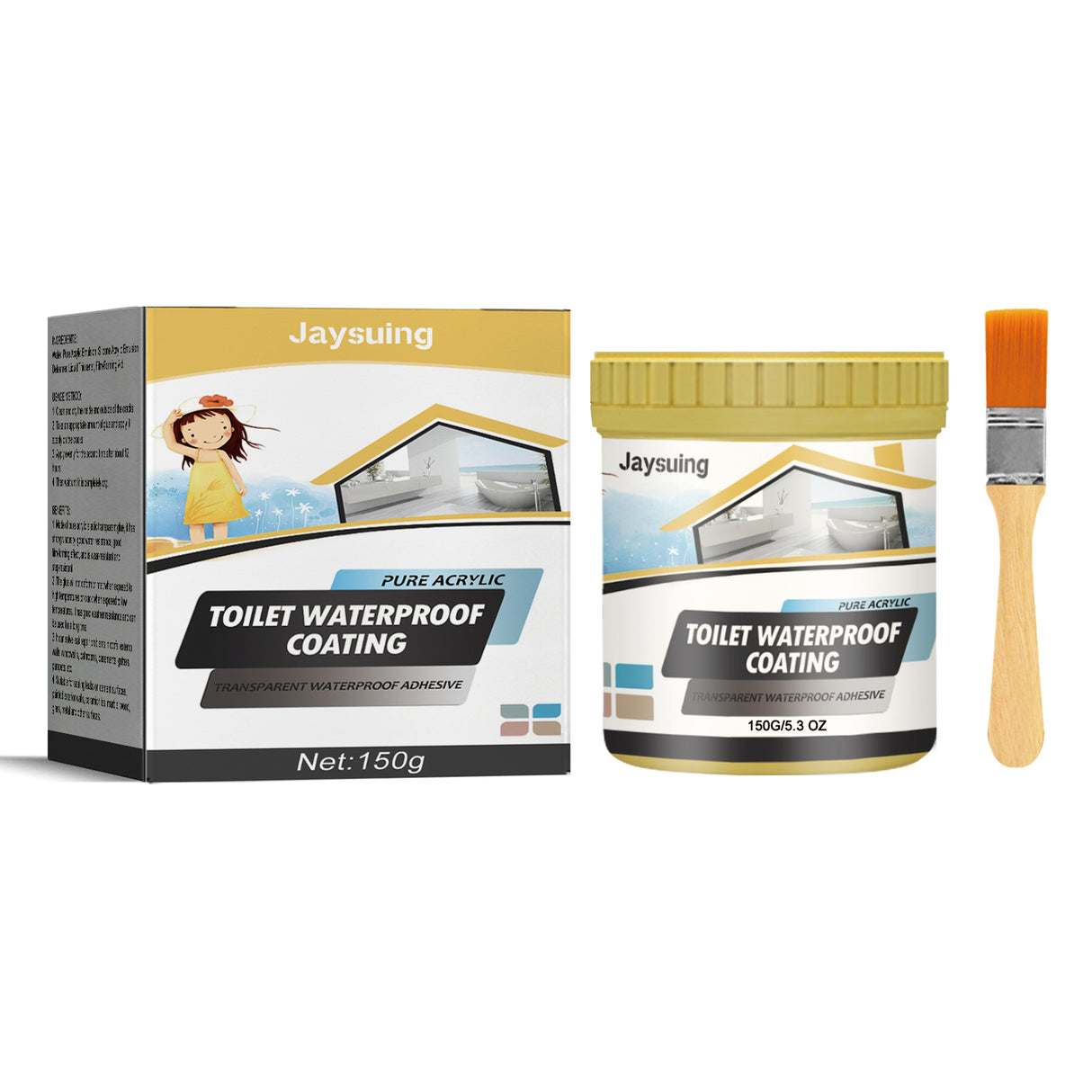 Waterproof Sealant For Leak Repair, Toilet Transparent Waterproof Adhesive External Wall Leak Proof Brick Waterproof Paint - V.I.P Digital Presence