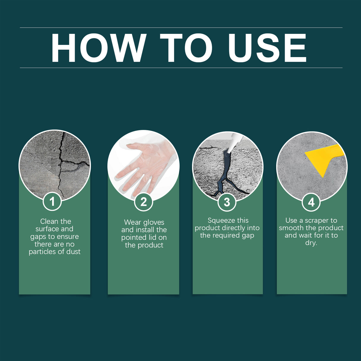 Concrete Crack Waterproof Repair Sealant, Ground Crack Outdoor Tile Crack Repair Adhesive - V.I.P Digital Presence