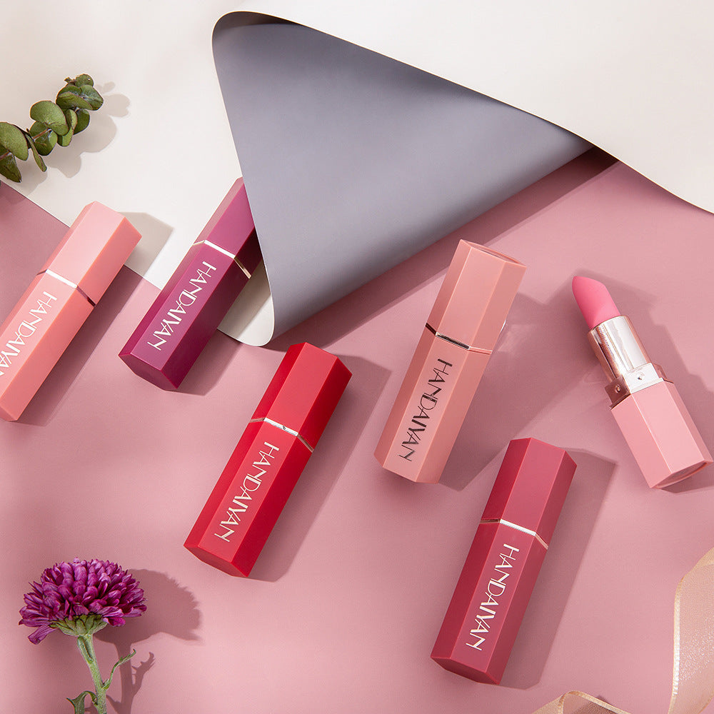 HANDAIYAN Matte Long Lasting Lipstick Lipstick Long Lasting Makeup Multi Color Lipsticks Look Good And Show Temperament - V.I.P Digital Presence