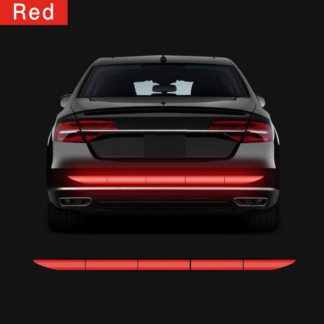 5pcs/set Car Reflectante Reflector Sticker 91*4 Car Body Trunk Exterior Auto Accessories Reflective Tape Reflex Exterior Warning - V.I.P Digital Presence