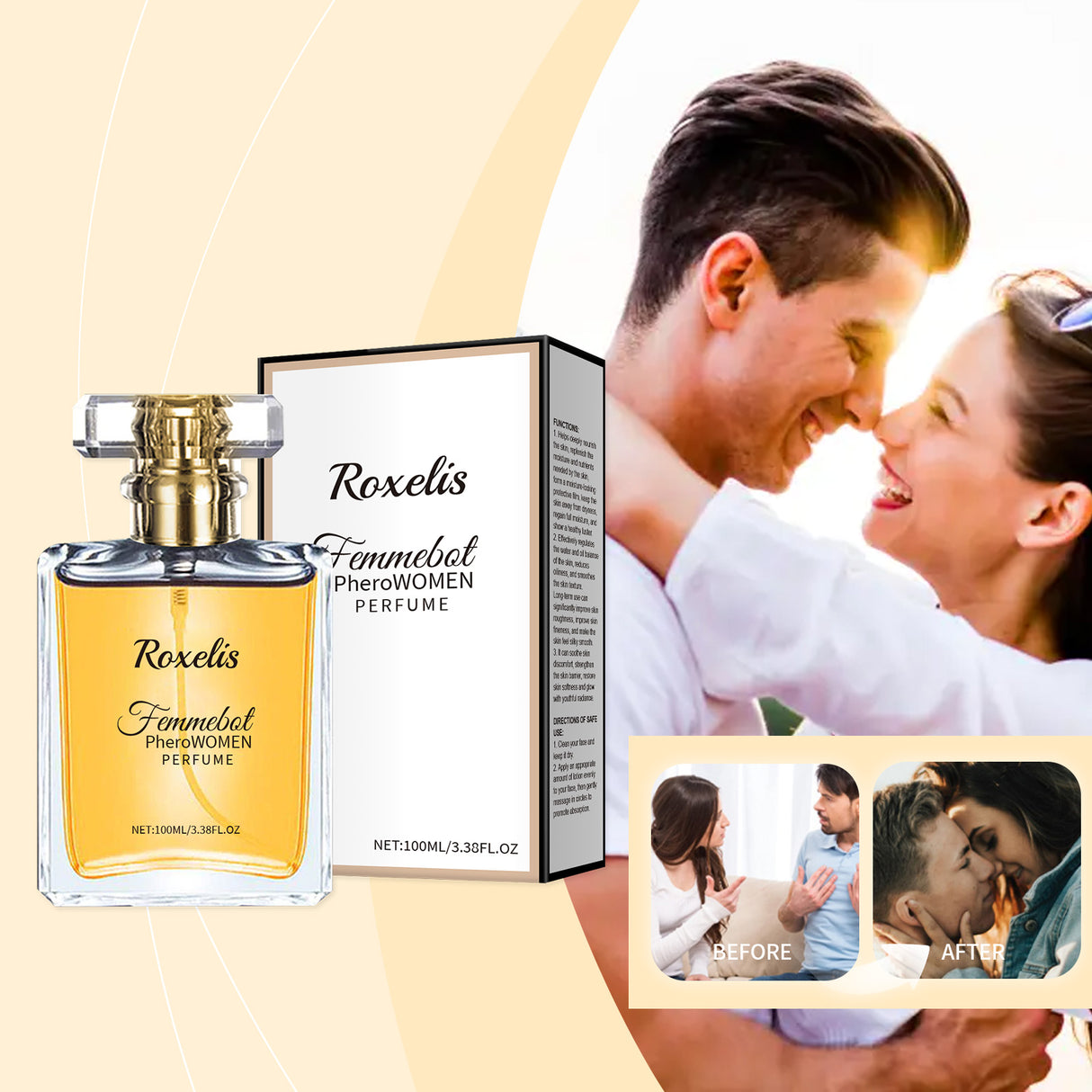 Femmebot Pherowomen Perfume, Light Elegant Exudes Fresh Niche Lovers Dating Portable Charm Perfume - V.I.P Digital Presence