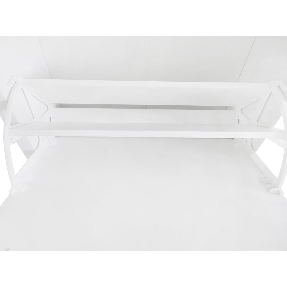 ONTREND with 2 flip drawers, top shoe cabinet with drawers, independent shoe rack with adjustable panel, white - V.I.P Digital Presence