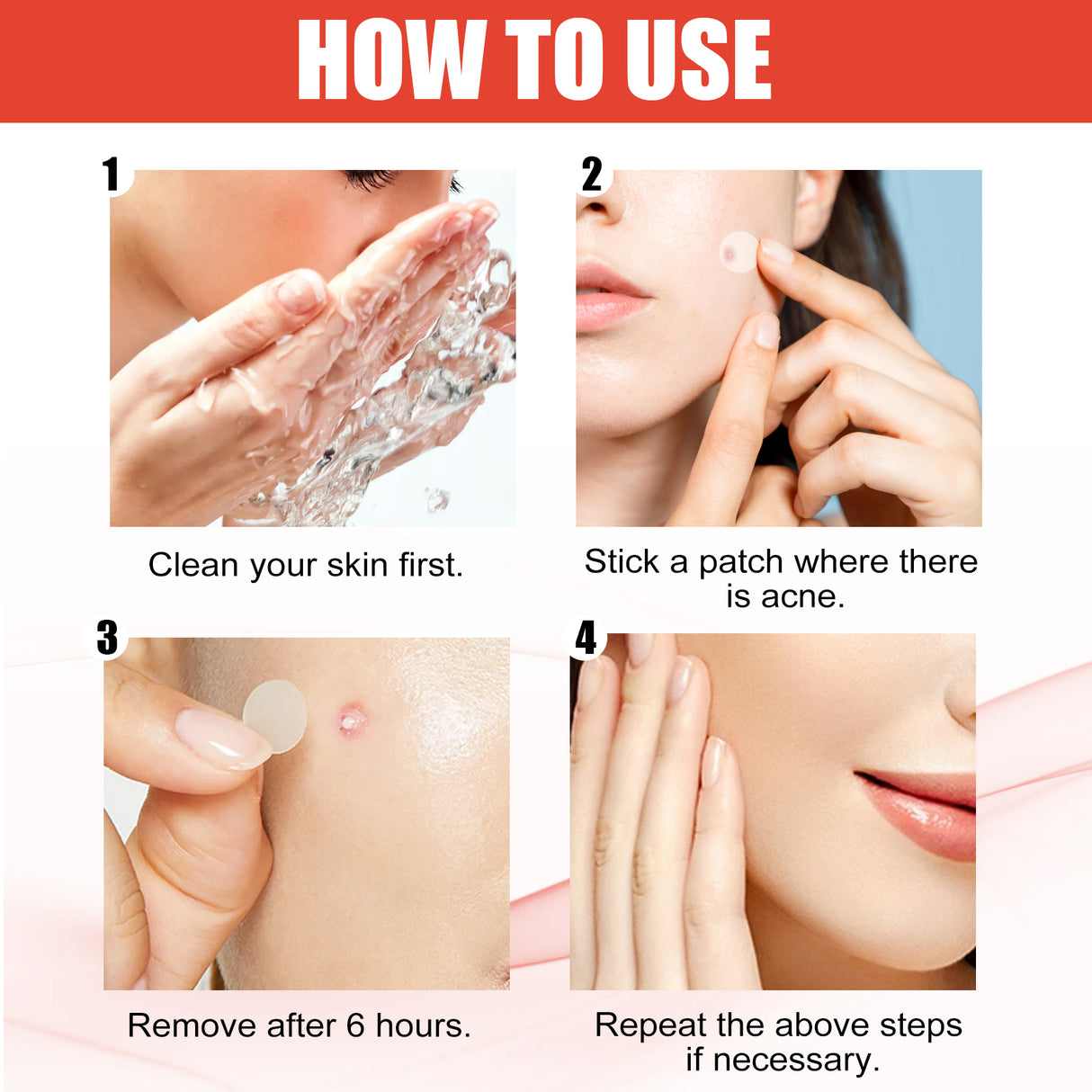 Hydrocolloid Acne Patch Face Invisible Makeup Closed Mouth Acne Clear Acne Waterproof Breathable Facial Treatment - V.I.P Digital Presence
