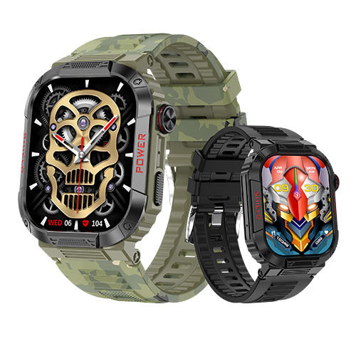 Three proof outdoor sports watch IP68 waterproof Bluetooth call health monitoring low-power TK25 smart watch - V.I.P Digital Presence