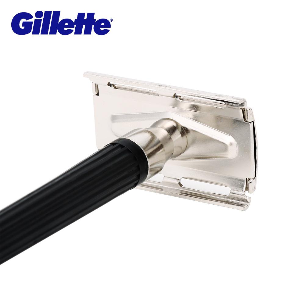 Gillette Super Blue Men Shaving Razors Knife 1 Holder With 1 Blade Official Authentic Safety Razors - V.I.P Digital Presence