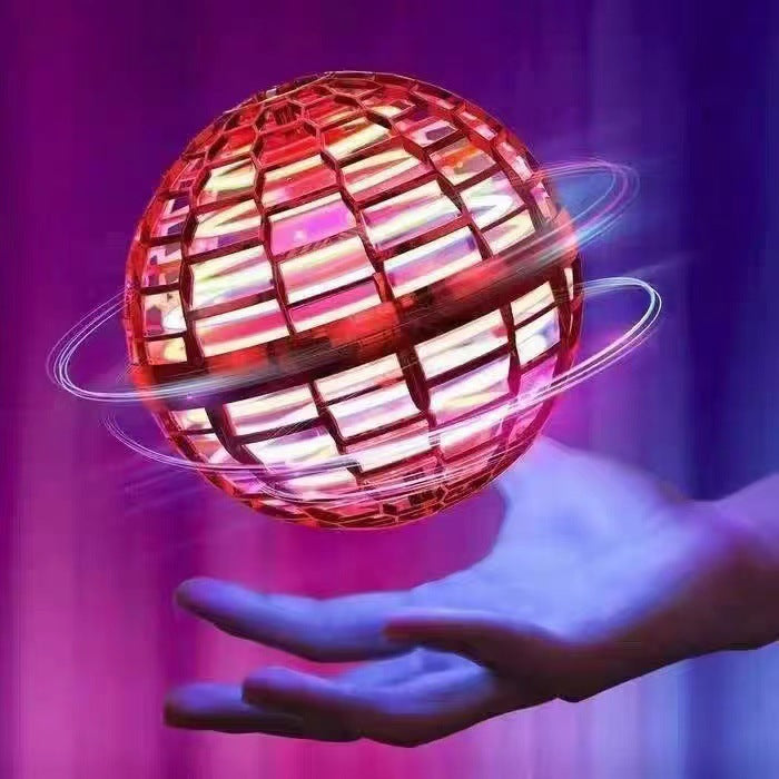 UFO intelligent sensing spinning ball magic flying ball floating ball fingertip glowing magic ball children's toy - V.I.P Digital Presence