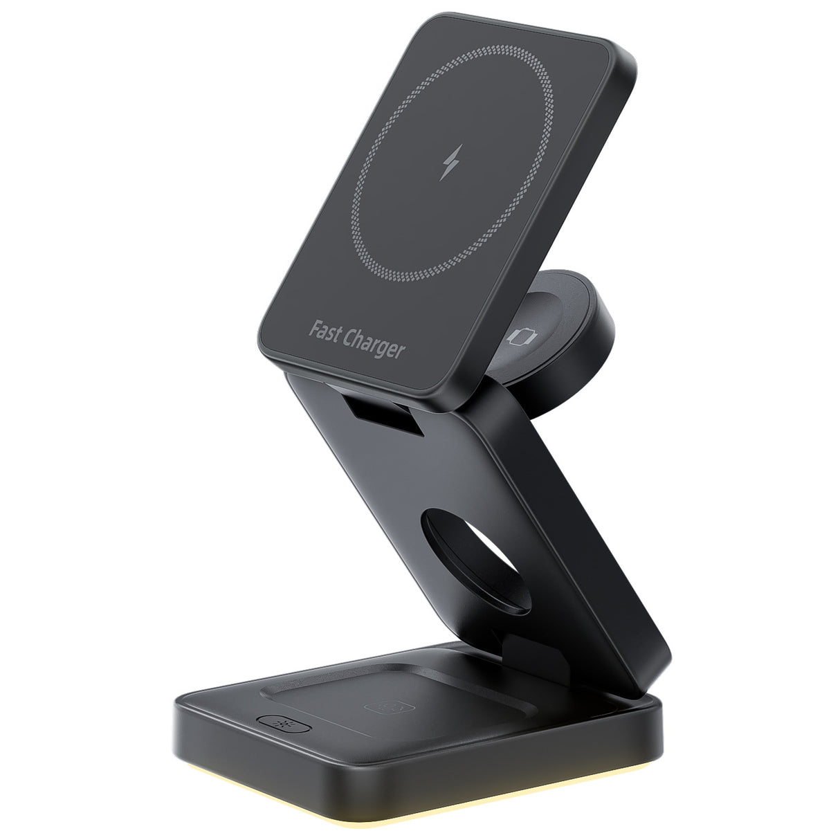 3 in 1 Wireless Charger Magnetic Foldable Charger For iphone charger power Adapter Charging Stand & Holder - V.I.P Digital Presence