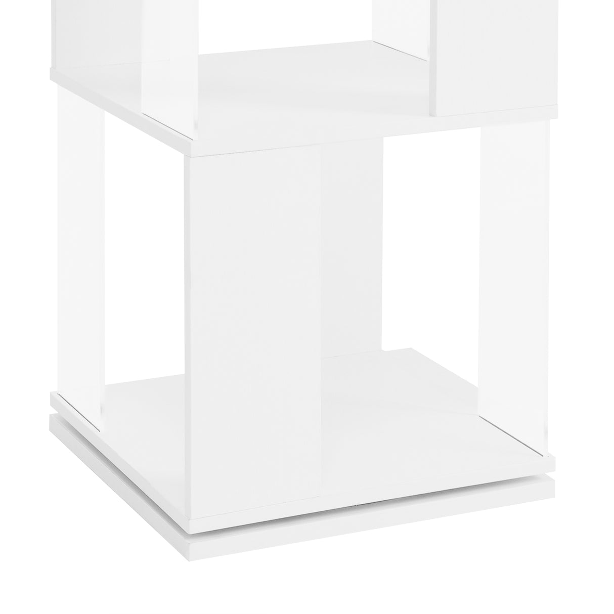 6-layer rotating acrylic board simple bookshelf, multi-functional creative bookshelf for students in the living room - V.I.P Digital Presence