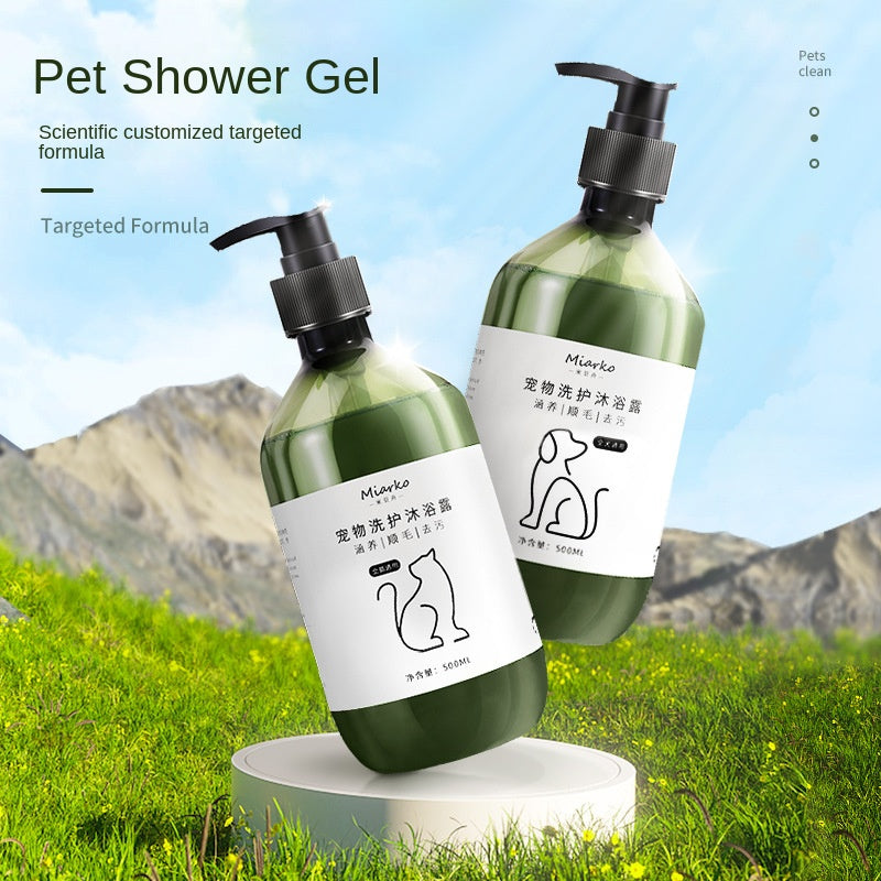 Pet Shampoo 500ml Cat Deodorizing and Scented Bath Products Dog Cleaning Supplies - V.I.P Digital Presence