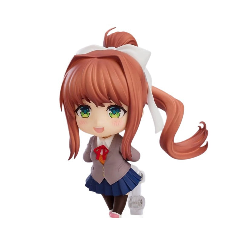 Q-version Clay Man Heartbeat Literary Department Monica Face Changing Mobile Anime Handmade Model Doll - V.I.P Digital Presence