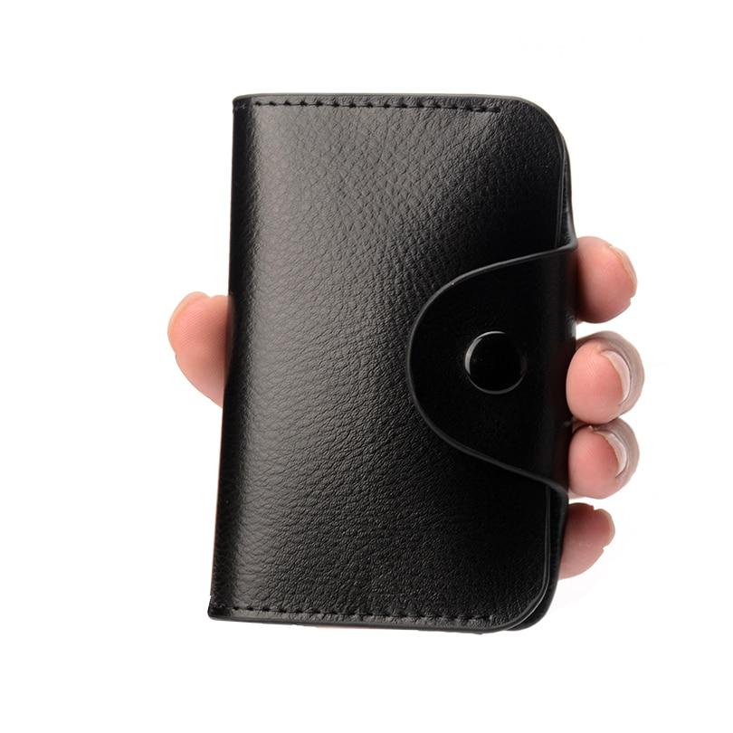 Genuine Leather Card Wallet for Men and Women Cowhide Business Card Holder Credit Card Purse - V.I.P Digital Presence