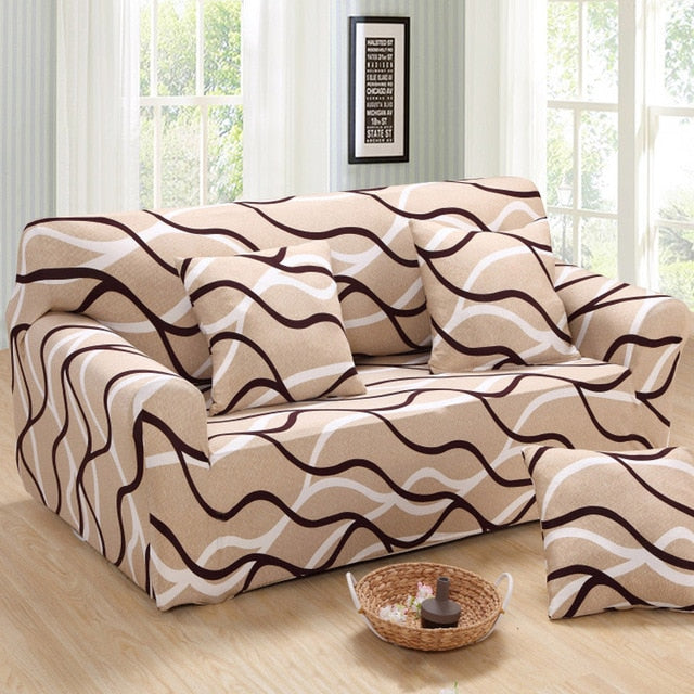 Fundas de sofá elásticas, protector de muebles, funda de poliéster para sofá de dos plazas, funda para sillón de 1, 2, 3 o 4 plazas para sala de estar
