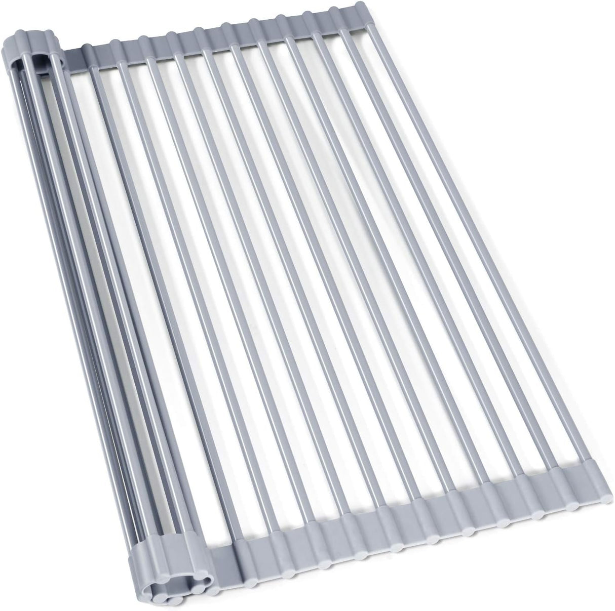 Roll Up Dish Drying Rack, Over The Sink Dish Drying Rack Kitchen Rolling Dish Drainer, Foldable Sink Rack Mat Stainless Steel Wi - V.I.P Digital Presence