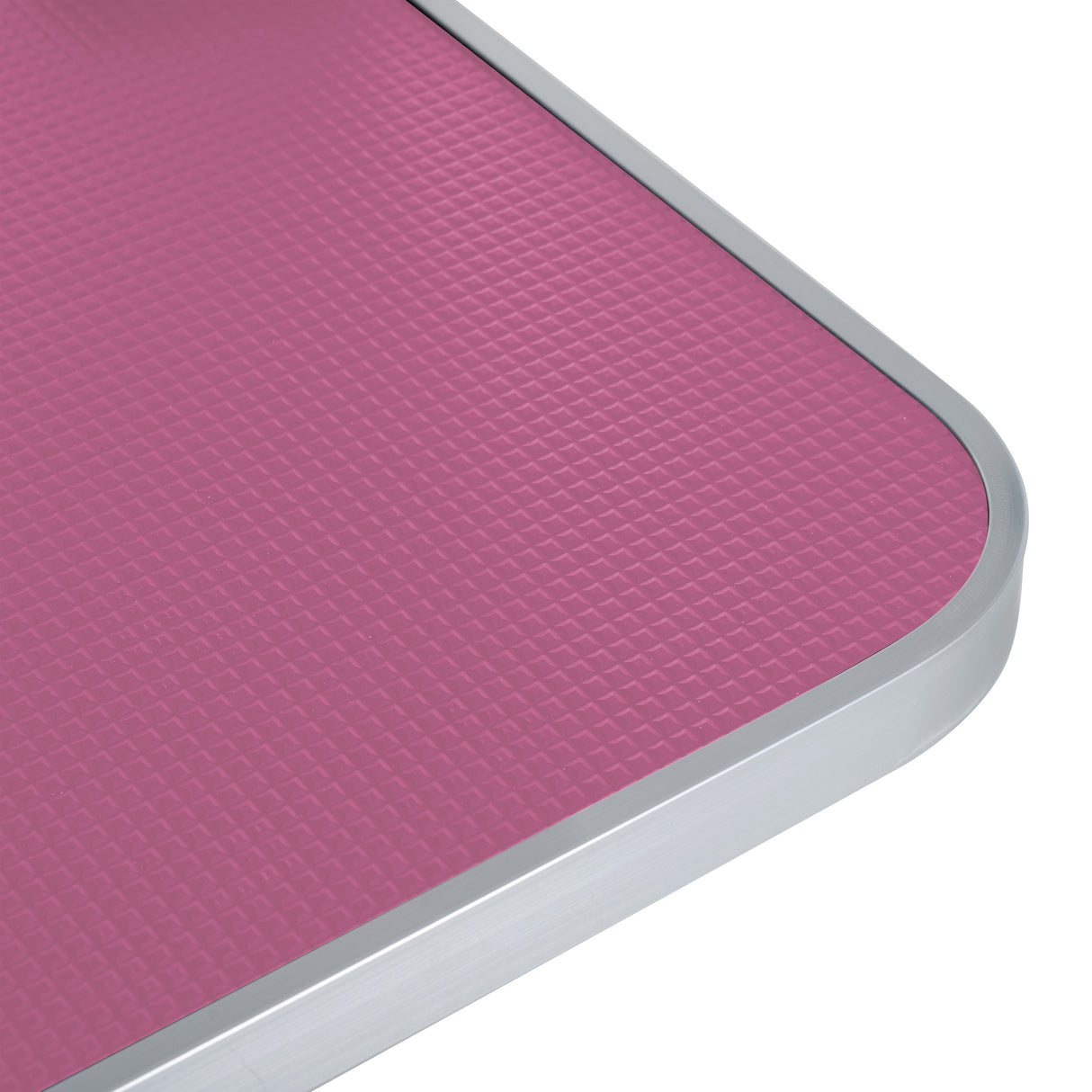 36 inch folding pet grooming table with stainless steel frame and rubber pad, equipped with adjustable armrests and clips (pink) - V.I.P Digital Presence