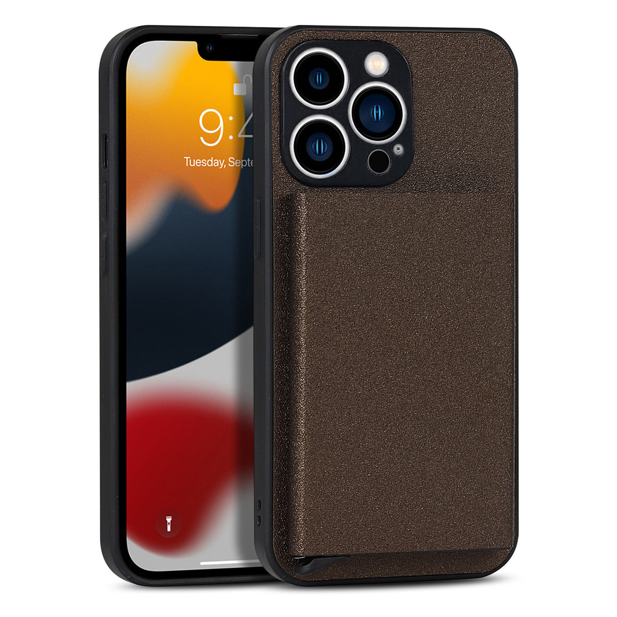 Suitable for iPhone 14 PROMAX plug-in phone case Apple 11 aluminum alloy wallet phone case IP13 protective case - V.I.P Digital Presence