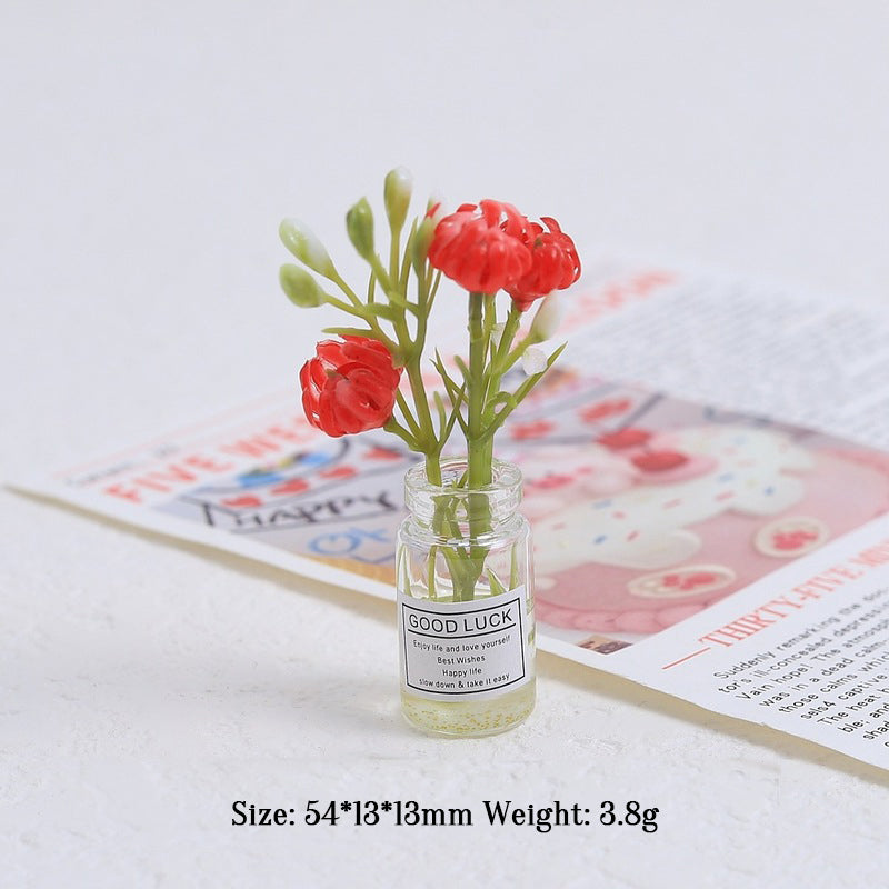 Multicolor three-dimensional luminous vase, creative handmade DIY cream glue accessories, resin small parts - V.I.P Digital Presence
