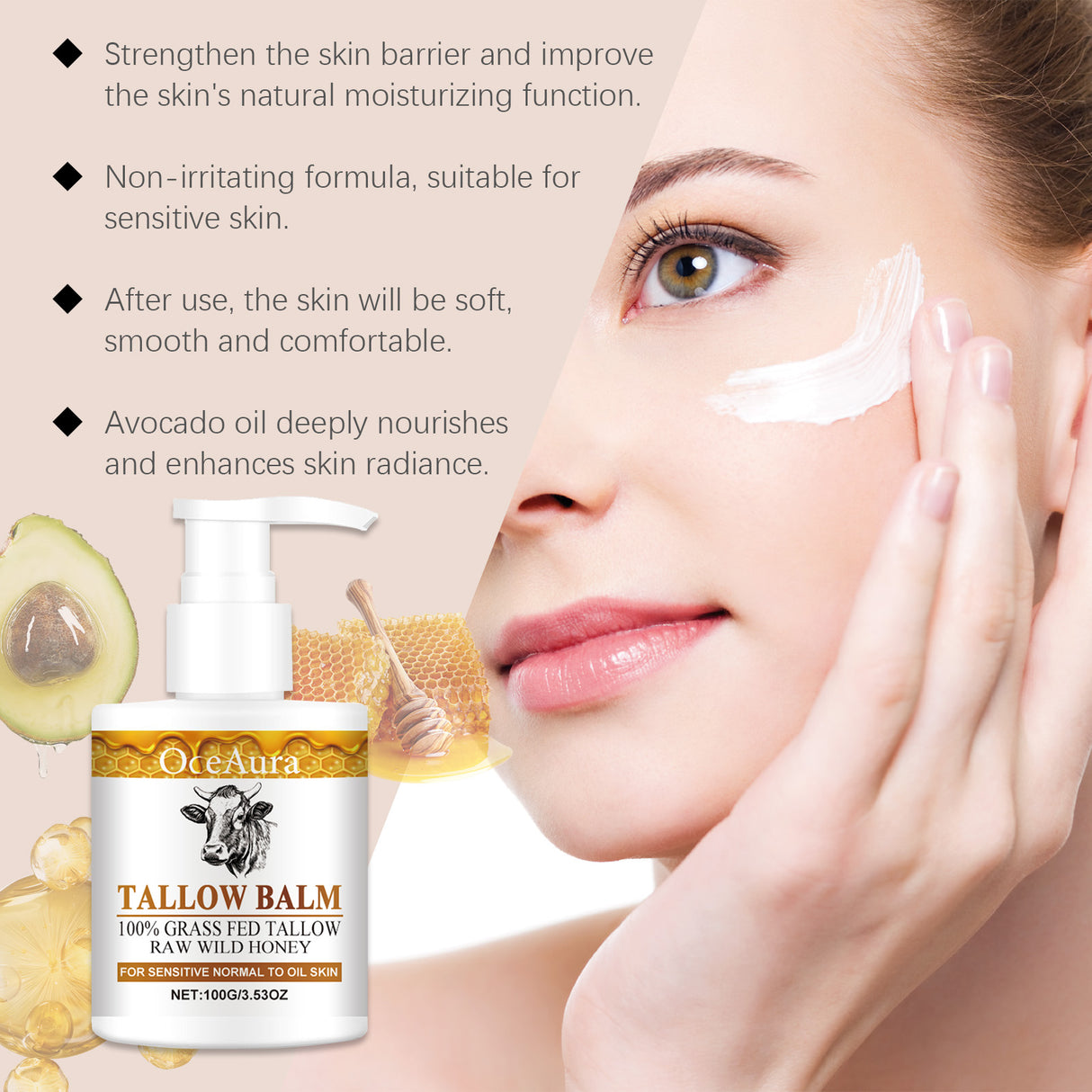 Honey Butter Moisturizer Skin Dry Skin Hydrating Refreshing Non-Sticky Body Moisturizer - V.I.P Digital Presence