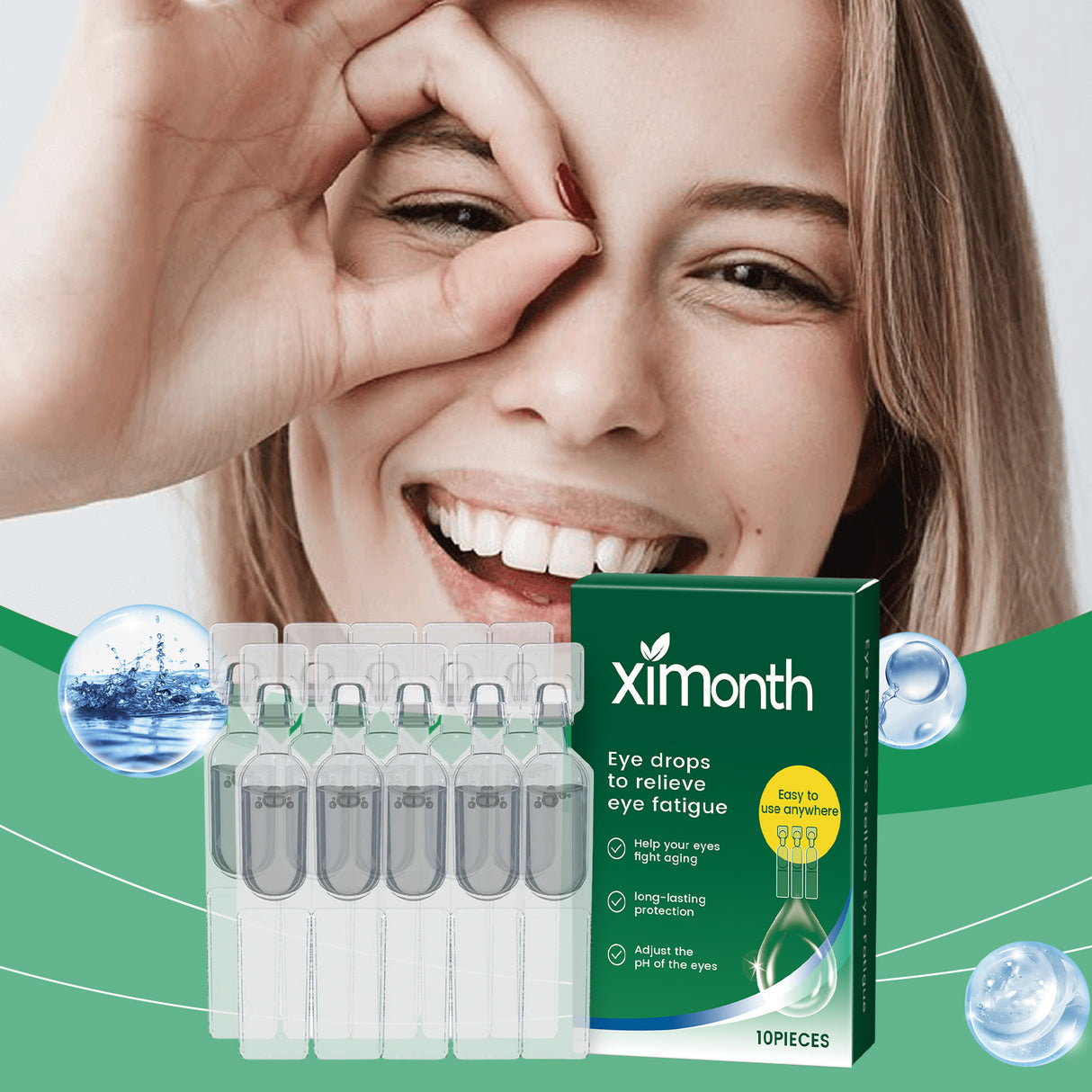 Eye Care Solution Relieves Dryness, Soothes Moisture And Keeps Your Eyes Comfortable Portable Eye Care Drops - V.I.P Digital Presence