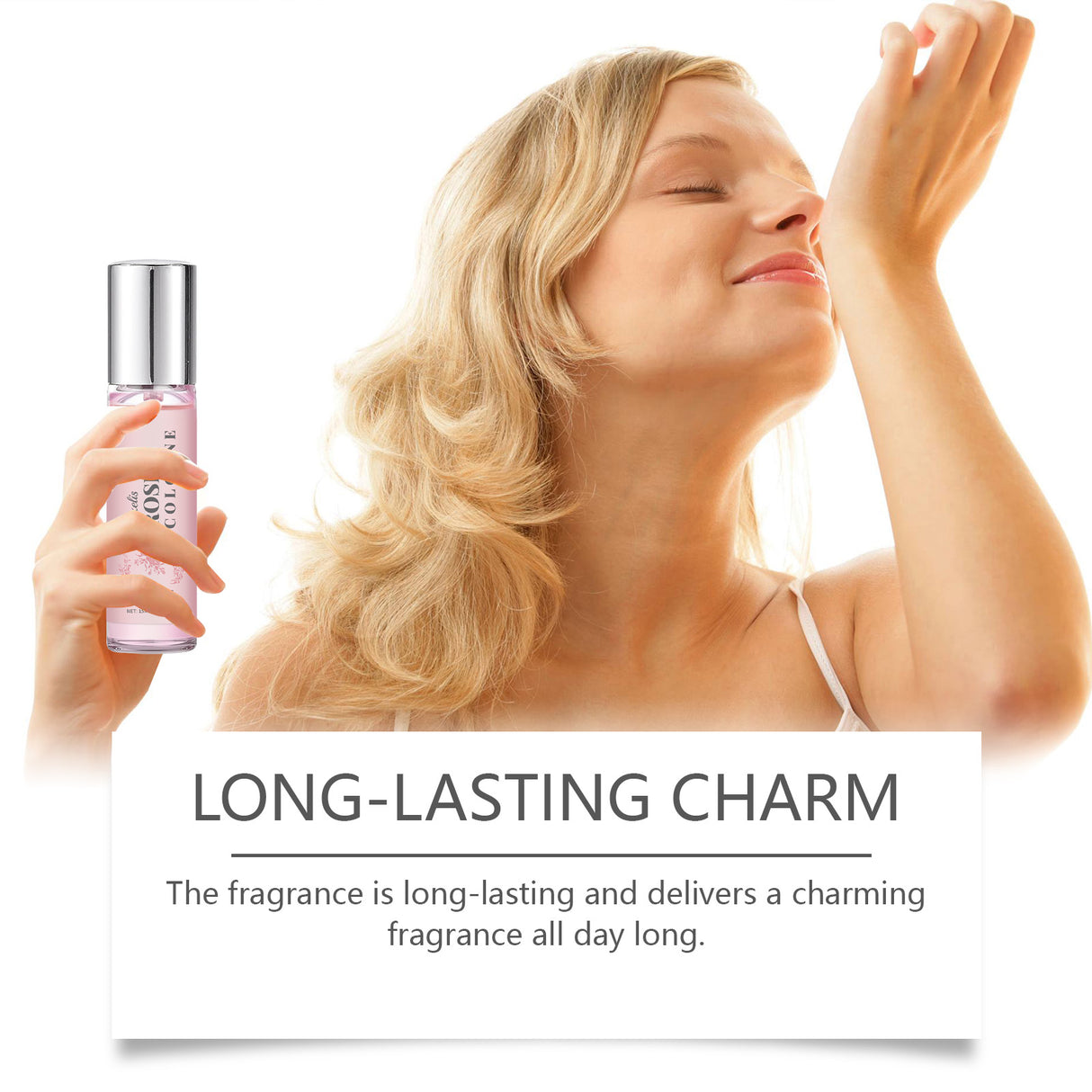 Rose Elegant Roll-On Perfume Women's Wrist Long-Lasting Light Fragrance Fresh Floral Roses Keep Perfume Perfume - V.I.P Digital Presence