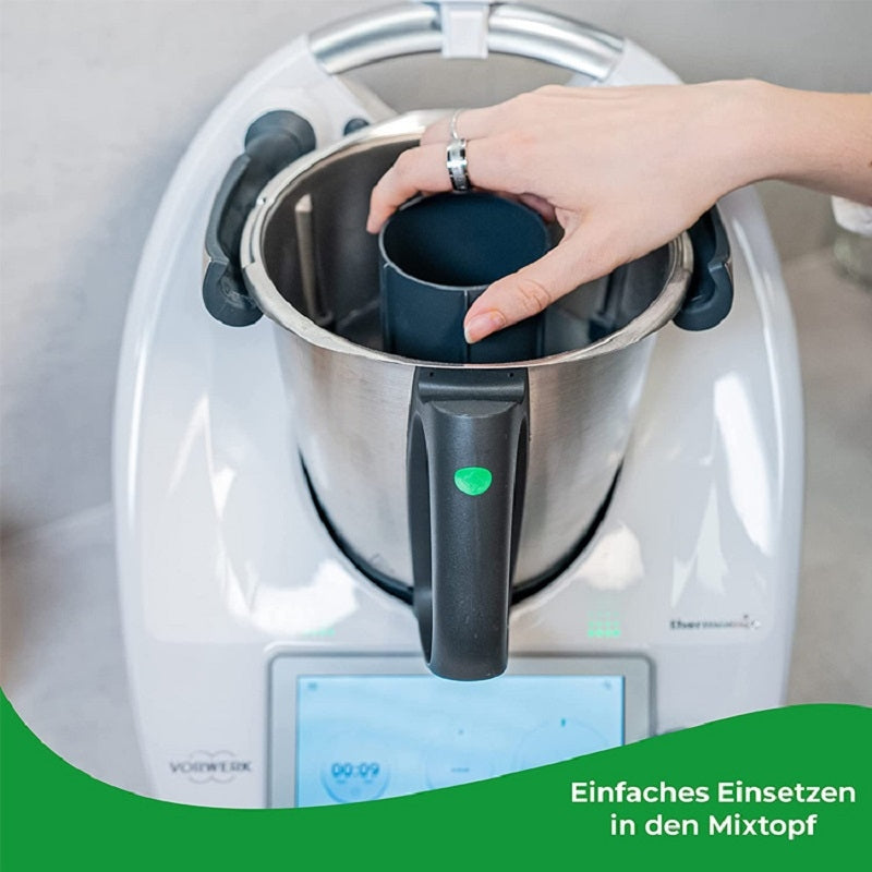 Mixing Bowl Reducer Efficient Chopping Mixing Dicing of Food Garlic Crusher Splash Guard Suitable for Thermomix TM5 TM6 - V.I.P Digital Presence