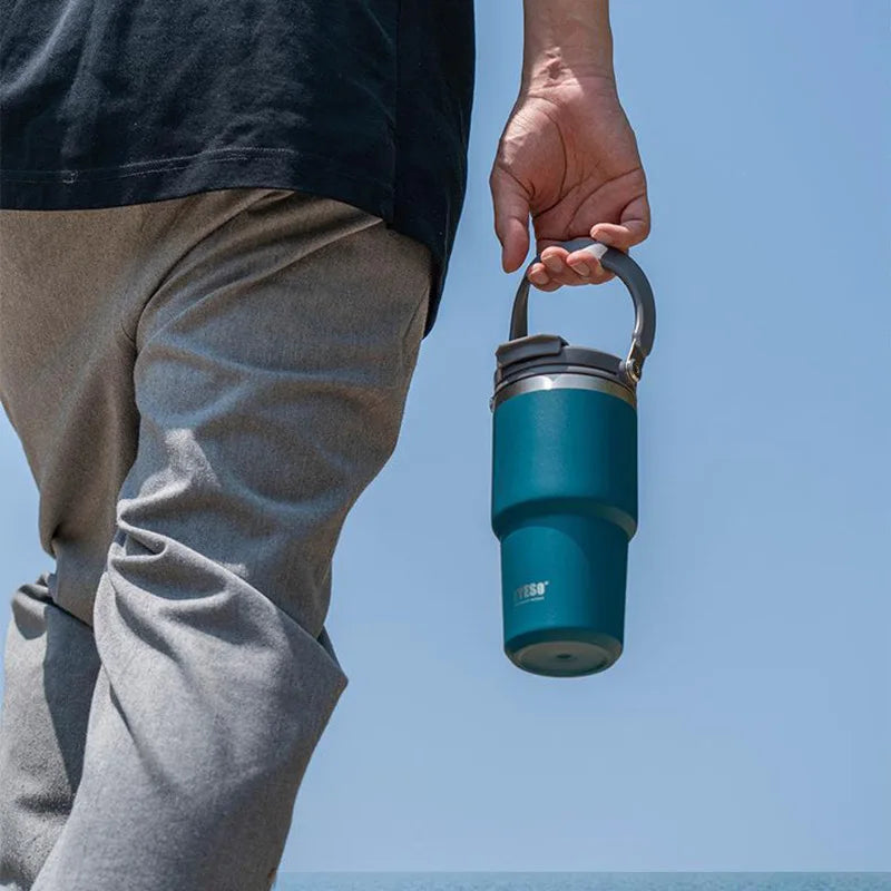 Large capacity portable insulated cup car mounted coffee cup 304 stainless steel - V.I.P Digital Presence