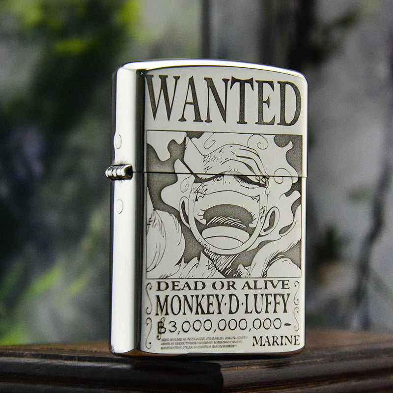 ZORRO Zorro Yellow Cartoon Wanted Brass Kerosene Lighter - V.I.P Digital Presence