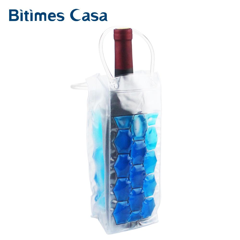 Rapid Ice Wine Cooler PVC Beer Bag Outdoors Ice Gel Picnic CoolSacks Wine Cooler Chillers Frozen Bottle - V.I.P Digital Presence
