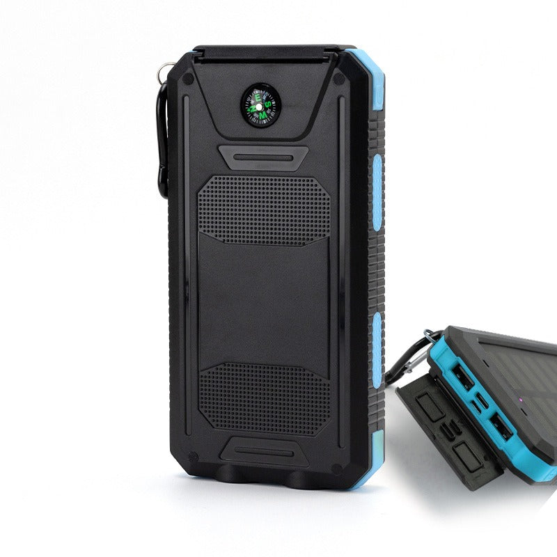 Strong waterproof solar mobile power supply 20000mah Compass mobile phone solar power bank - V.I.P Digital Presence