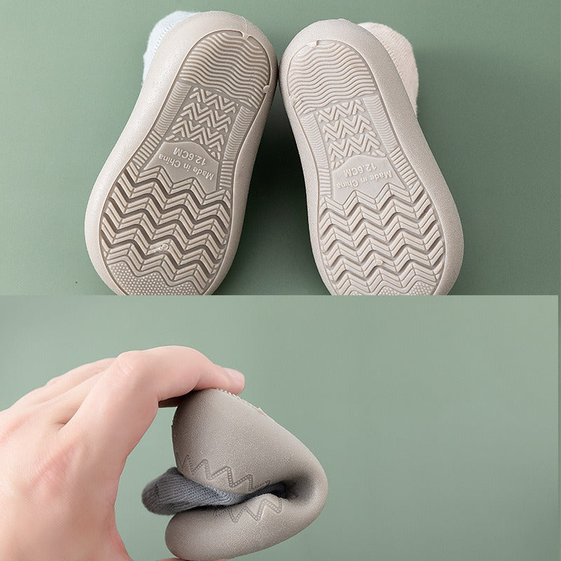 Baby Floor Shoes and Socks Autumn and Winter New Rubber Sole Lightweight Neonatal Soft Sole Walking Shoes Children's Socks - V.I.P Digital Presence
